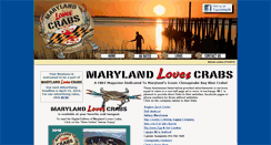 Desktop Screenshot of mdlovescrabs.com